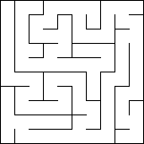 An example of an input maze
