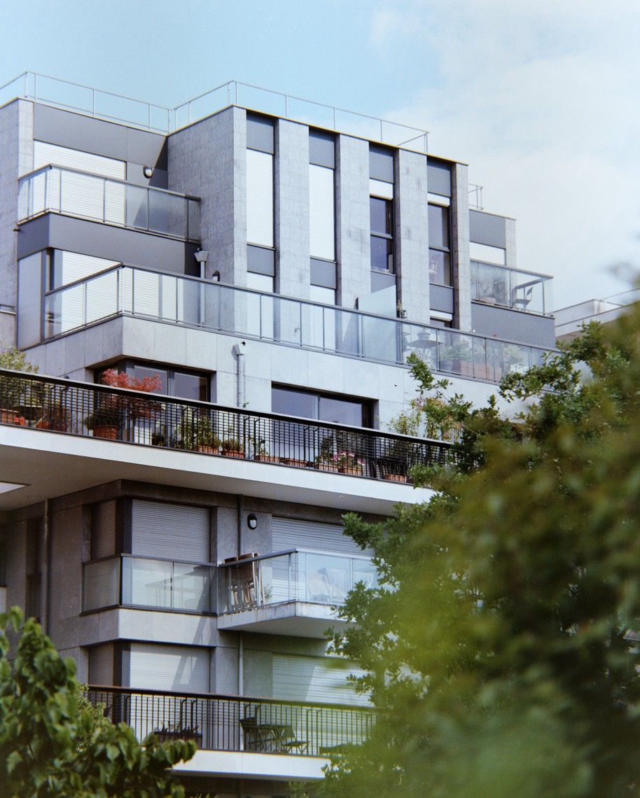 A colour corrected photograph of a building near Parc de Bercy